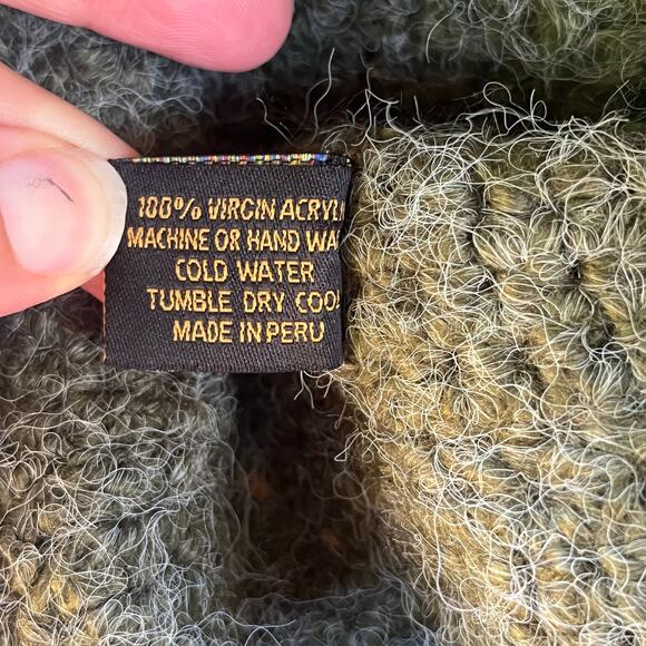 Peruvian Trading Company Christmas Tree Shaped Knit Hat One Size - Picture 7 of 7